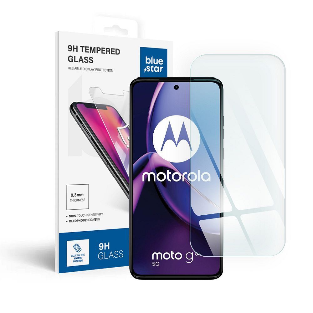 Tempered Glass Blue Star - Motorola G84 - Image 1