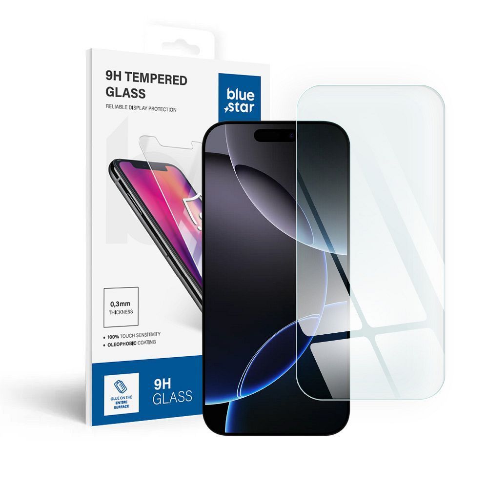 Tempered Glass Blue Star - IPHONE 16 Pro / 17 / 17 Pro  - Image 1