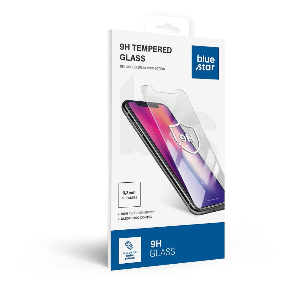 Tempered Glass Blue Star - Motorola G85 - black Tempered Glass Blue Star - Image 2