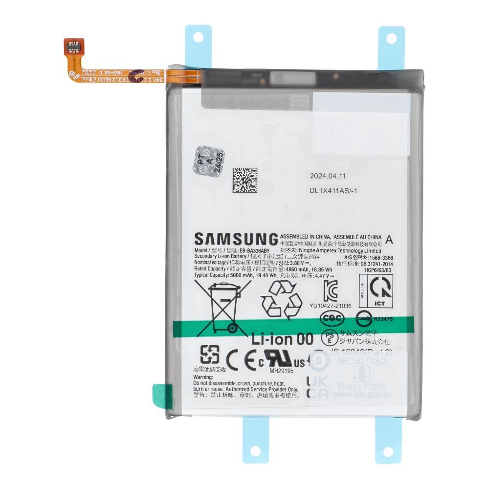 ServicePack Battery EB-BA336ABY for SAMSUNG A53 5G A536B GH82-28027A - Image 2