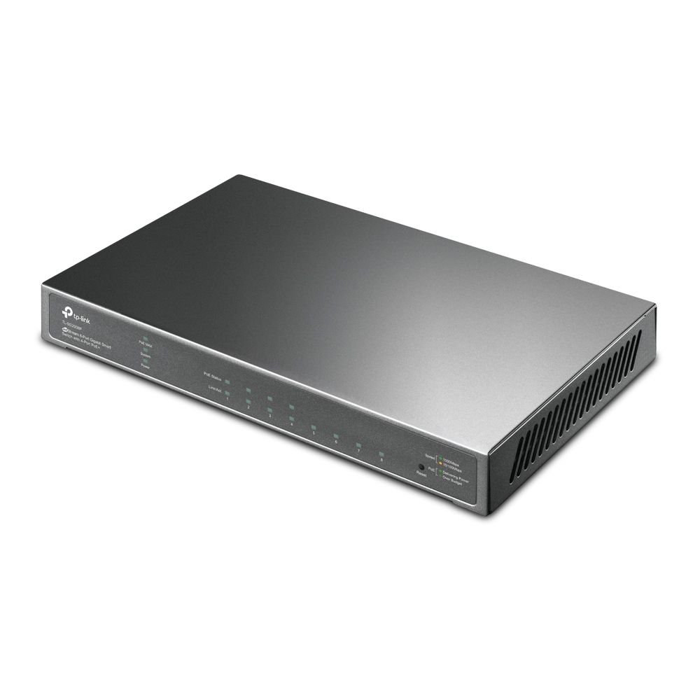 TP-LINK SWITCH TL-SG2008P 8 PORT GIGABIT, 4 POE+ - Image 2