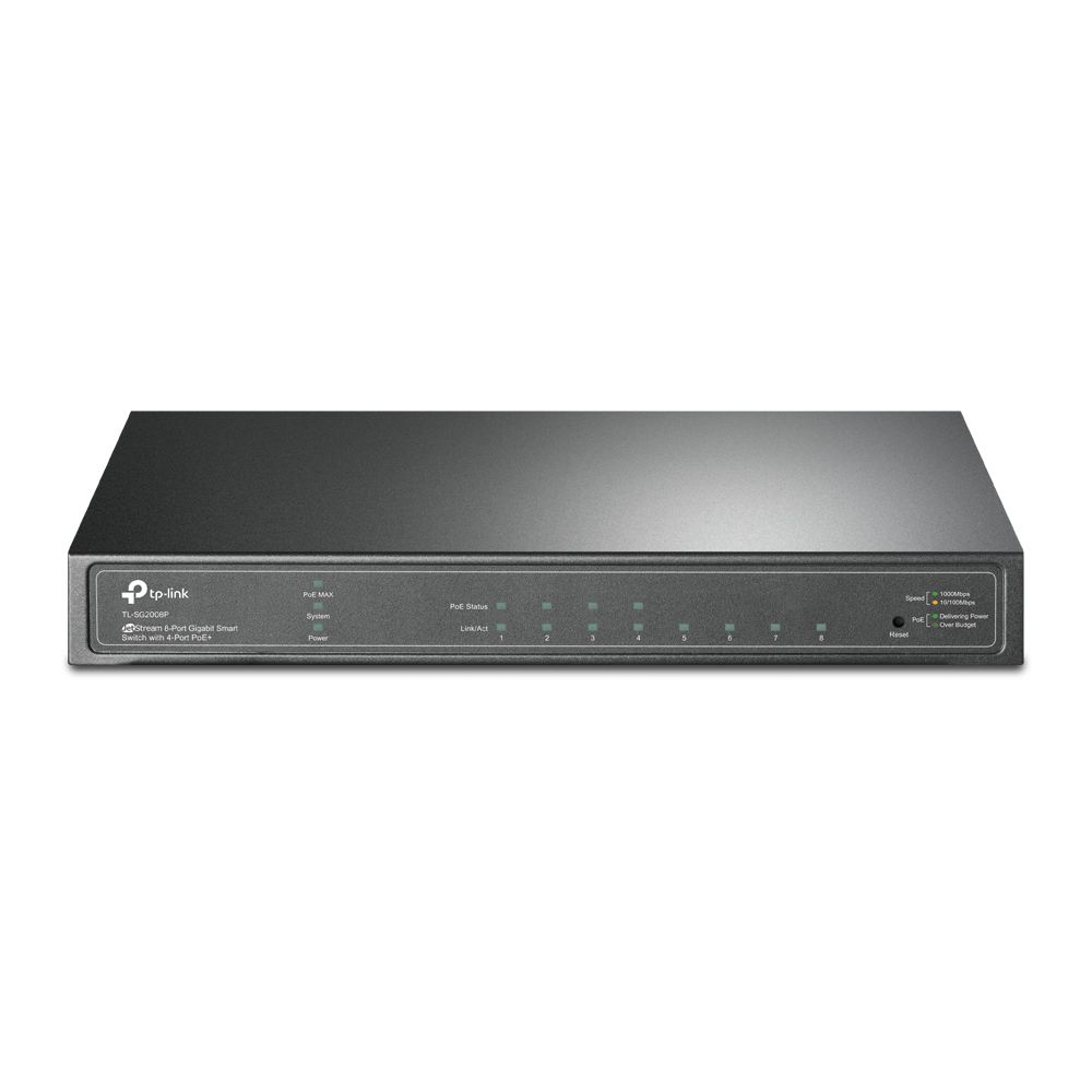 TP-LINK SWITCH TL-SG2008P 8 PORT GIGABIT, 4 POE+ - Image 1