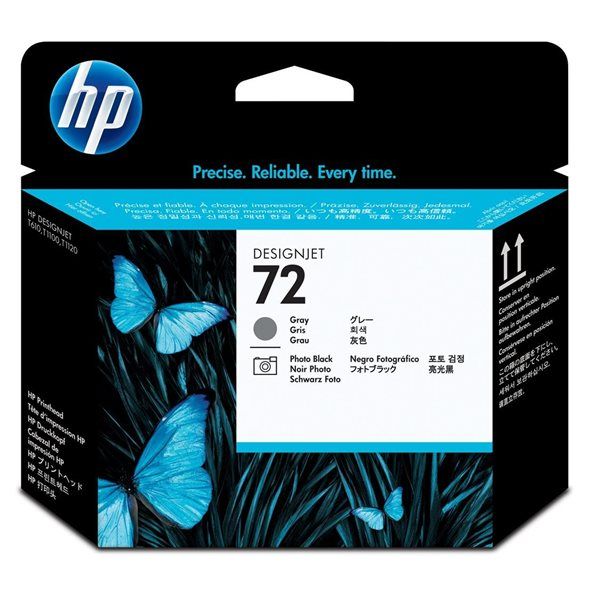 Tinte HP 72 / C9380A Grey/Photoblack Druckkopf - Image 1
