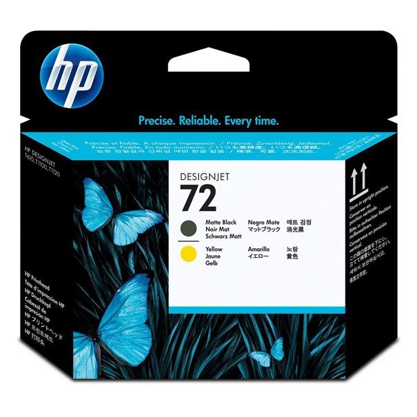 Tinte HP 72 / C9384A Matte Black/Yellow Druckkopf - Image 1