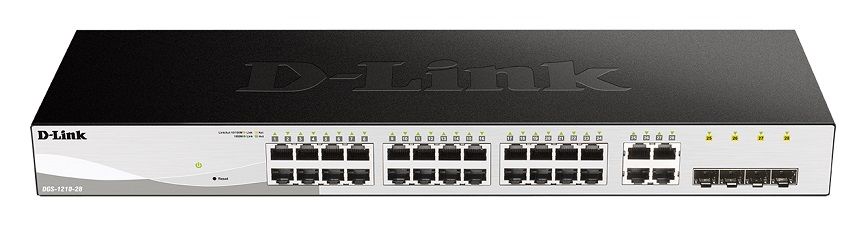 D-LINK Switch DGS-1210-28, 24-Port ,10/100/1000 Mbps, 4-port SFP - Image 1