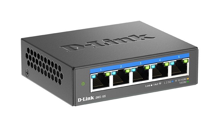 D-LINK Switch DMS-105 5-Port 2.5G Multi-Gigabit Desktop - Image 1