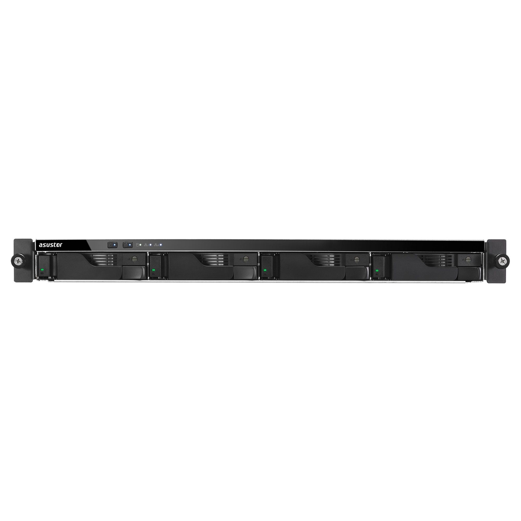 ASUSTOR NAS LOCKERSTOR 4 RS AS6504RS RACK 1U 4-BAY 3,5''/Intel Atom C3538 Quad-Core/8GB DDR5/2x  2.5GbE, 2x1GbE Port - Image 1
