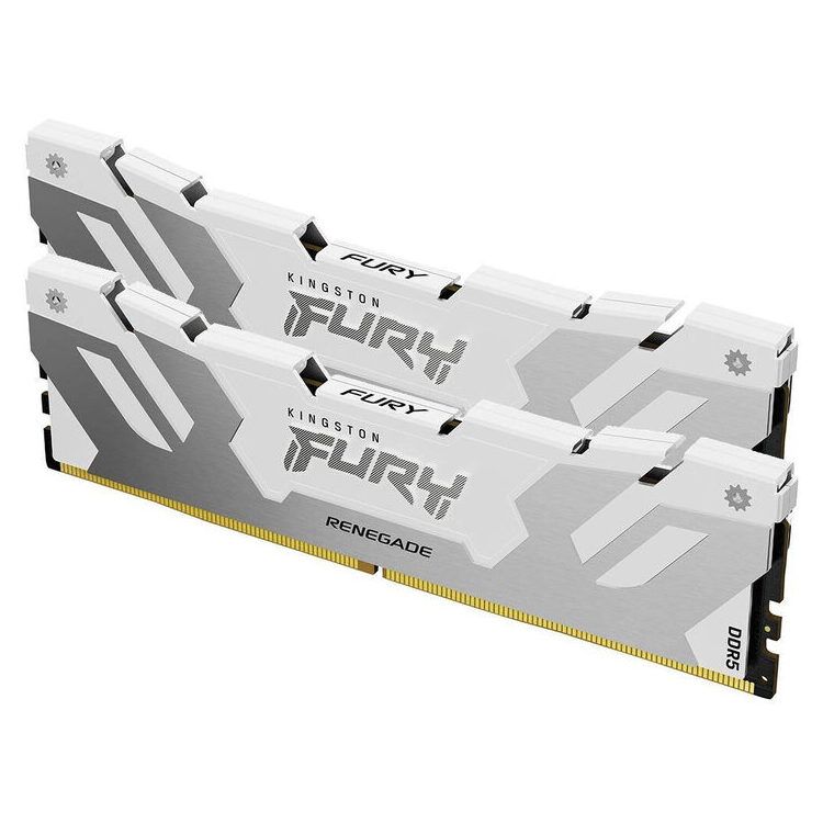 KINGSTON Memory KF564C32RWK2-64 FURY Renegade White DDR5, 6400MT/s, 64GB KIT OF 2 - Image 1