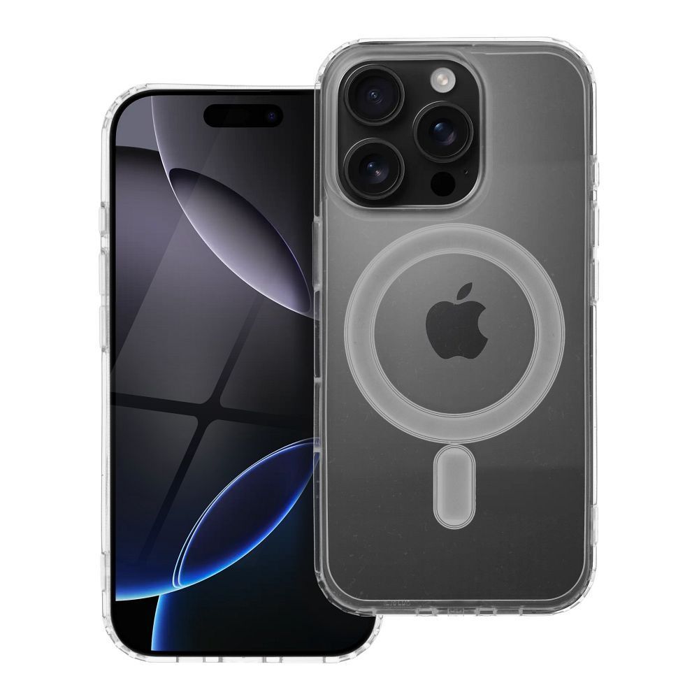 CLEAR MAG COVER (MID) case compatible with MagSafe for IPHONE 16 Pro transparent - Image 1