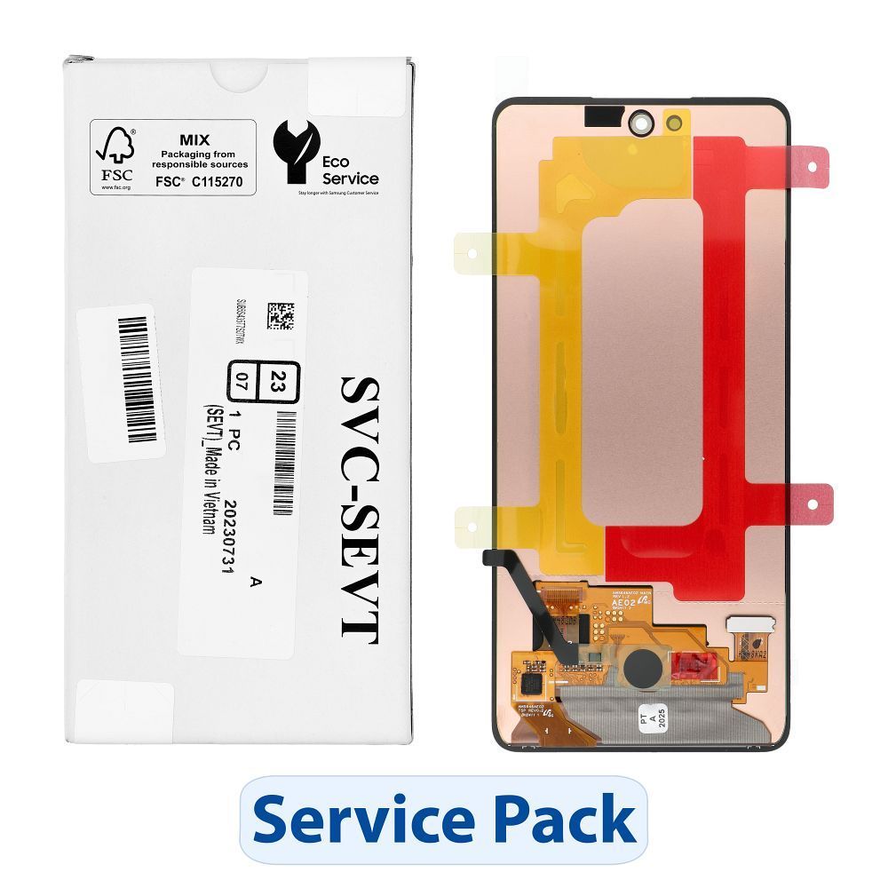 ServicePack LCD Display for SAMSUNG A53 5G A536B GH96-15168A without frame ServicePack LCD Display for SAMSUNG A53 5G A536B GH96-15168A without frame - Image 1