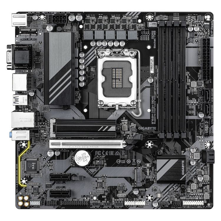 GIGABYTE MOTHERBOARD B760M DS3H GEN5,DDR5,1700, MATX - Image 2