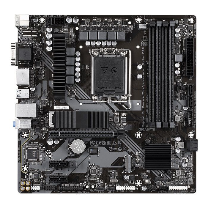 GIGABYTE MOTHERBOARD B760M DS3H DDR4 , 1700, MATX - Image 2