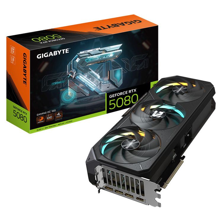 GIGABYTE VGA GV-N5080GAMING OC-16GD, 16GB , GDDR7 - Image 1