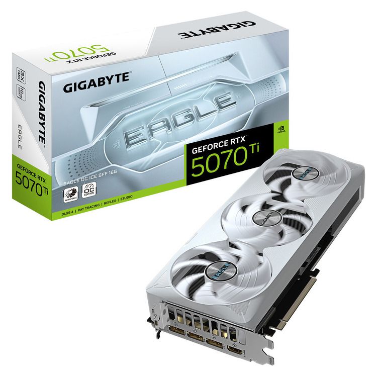 GIGABYTE VGA GV-N507TEAGLEOC ICE-16GD  , 16GB , GDDR7 - Image 1