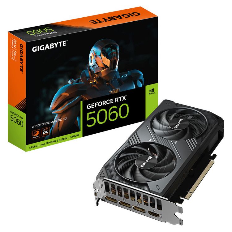 GIGABYTE VGA GV-N5060WF2MAX OC-8GD , 8GB, GDDR7 - Image 1