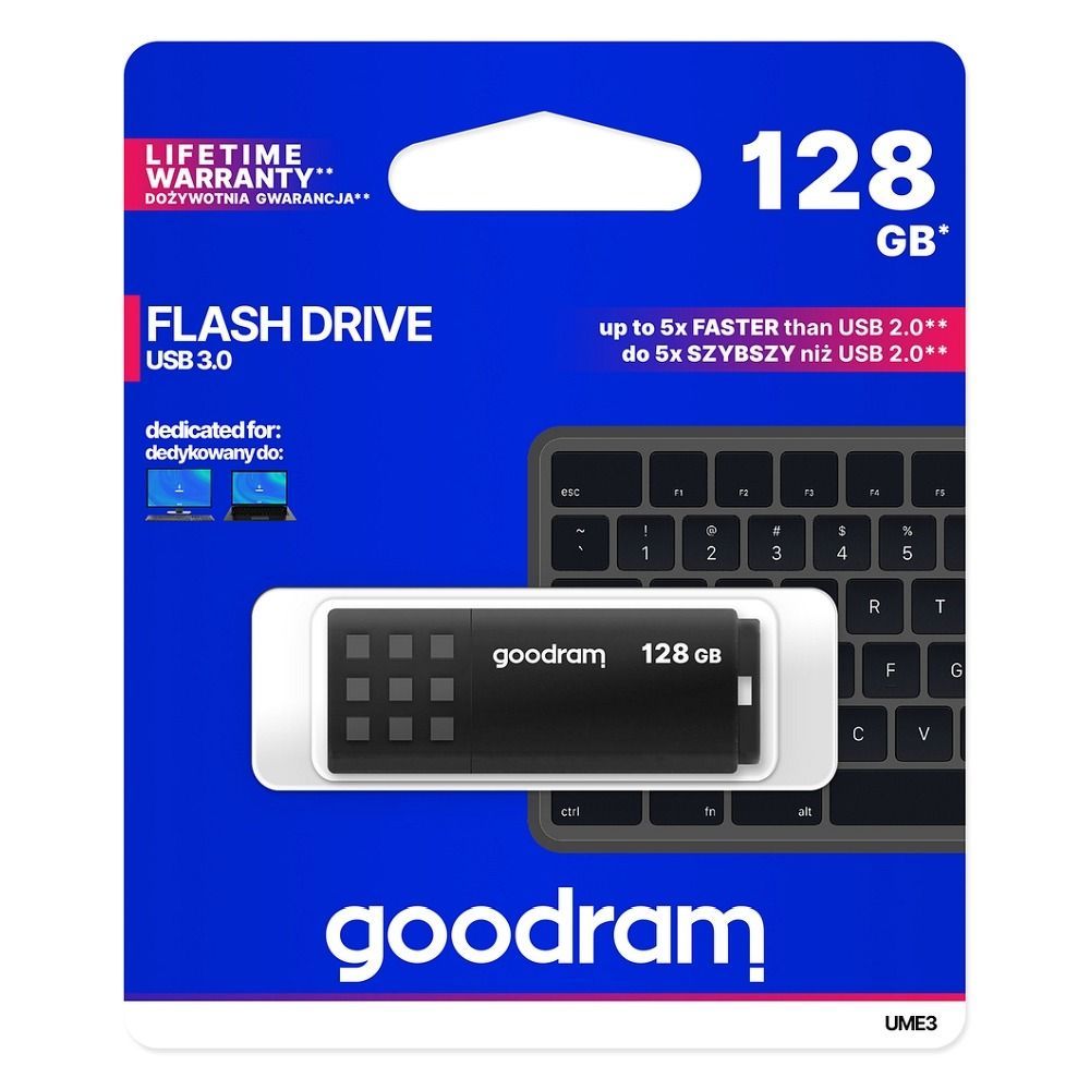 GOODRAM pendrive UME3 128GB USB 3.2 - Image 1