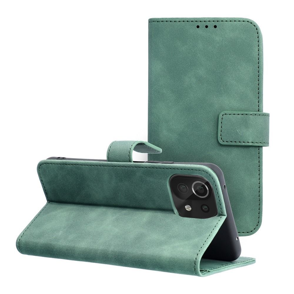 TENDER Book Case for XIAOMI Mi 11 Lite 5G / Mi 11 Lite LTE ( 4G ) / Mi 11 Lite NE green TENDER Book Case for XIAOMI Mi 11 Lite 5G / Mi 11 Lite LTE ( 4G ) / Mi 11 Lite NE green - Image 1
