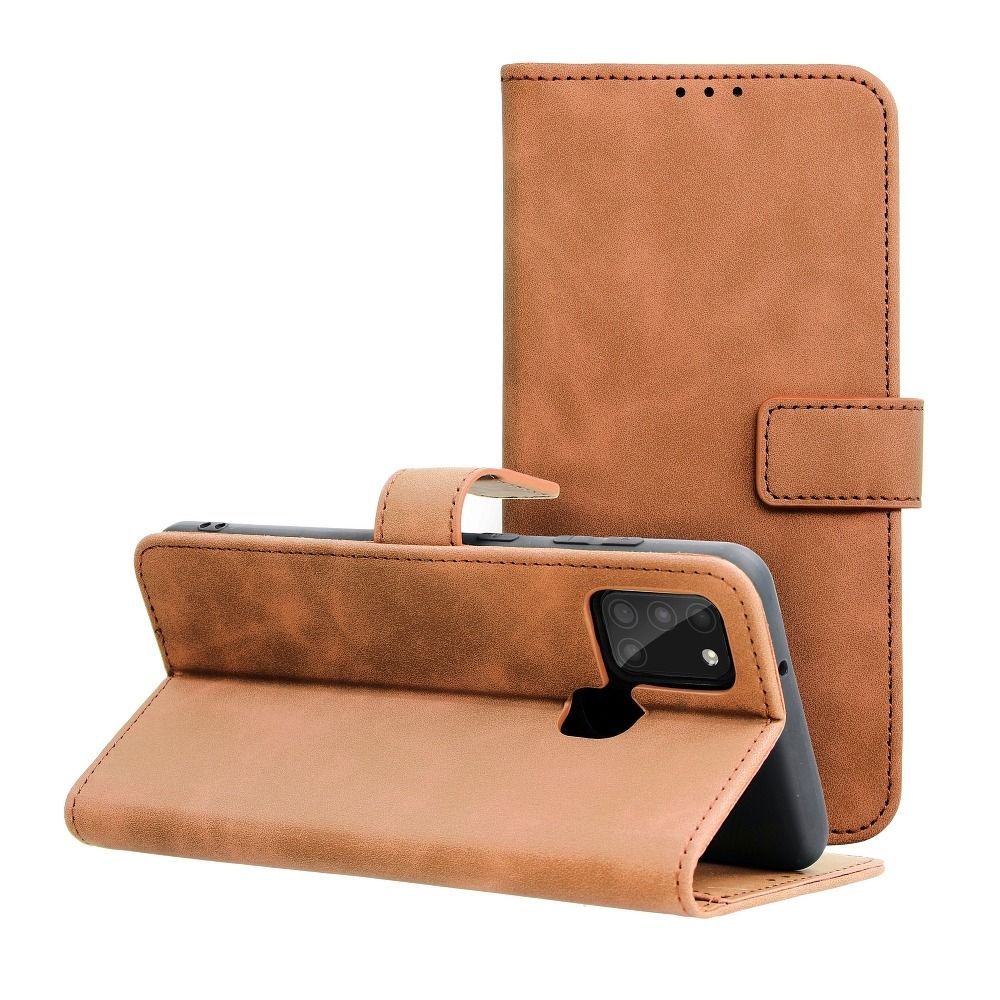 TENDER Book Case for SAMSUNG A21s brown TENDER Book Case for SAMSUNG A21s brown - Image 1
