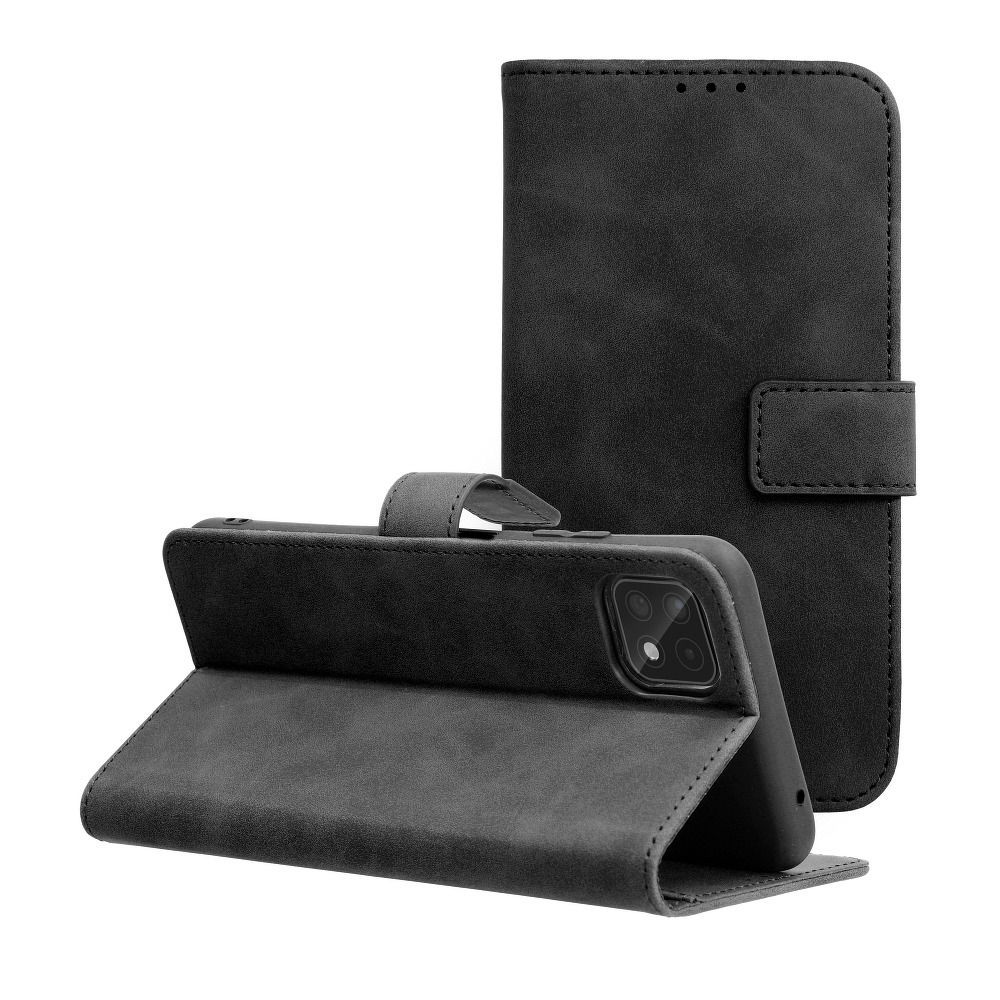 TENDER Book Case for SAMSUNG A22 5G black TENDER Book Case for SAMSUNG A22 5G black - Image 1