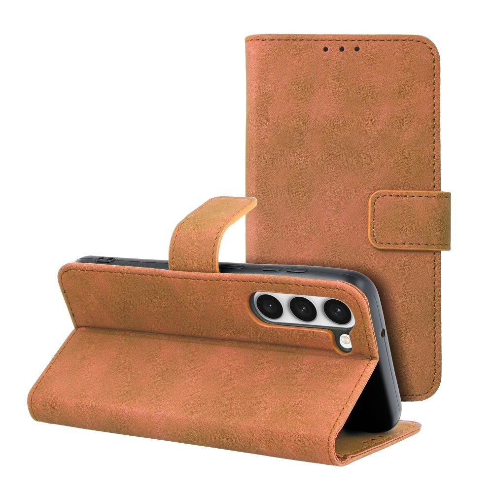 TENDER Book Case for SAMSUNG S23 brown TENDER Book Case for SAMSUNG S23 brown - Image 1