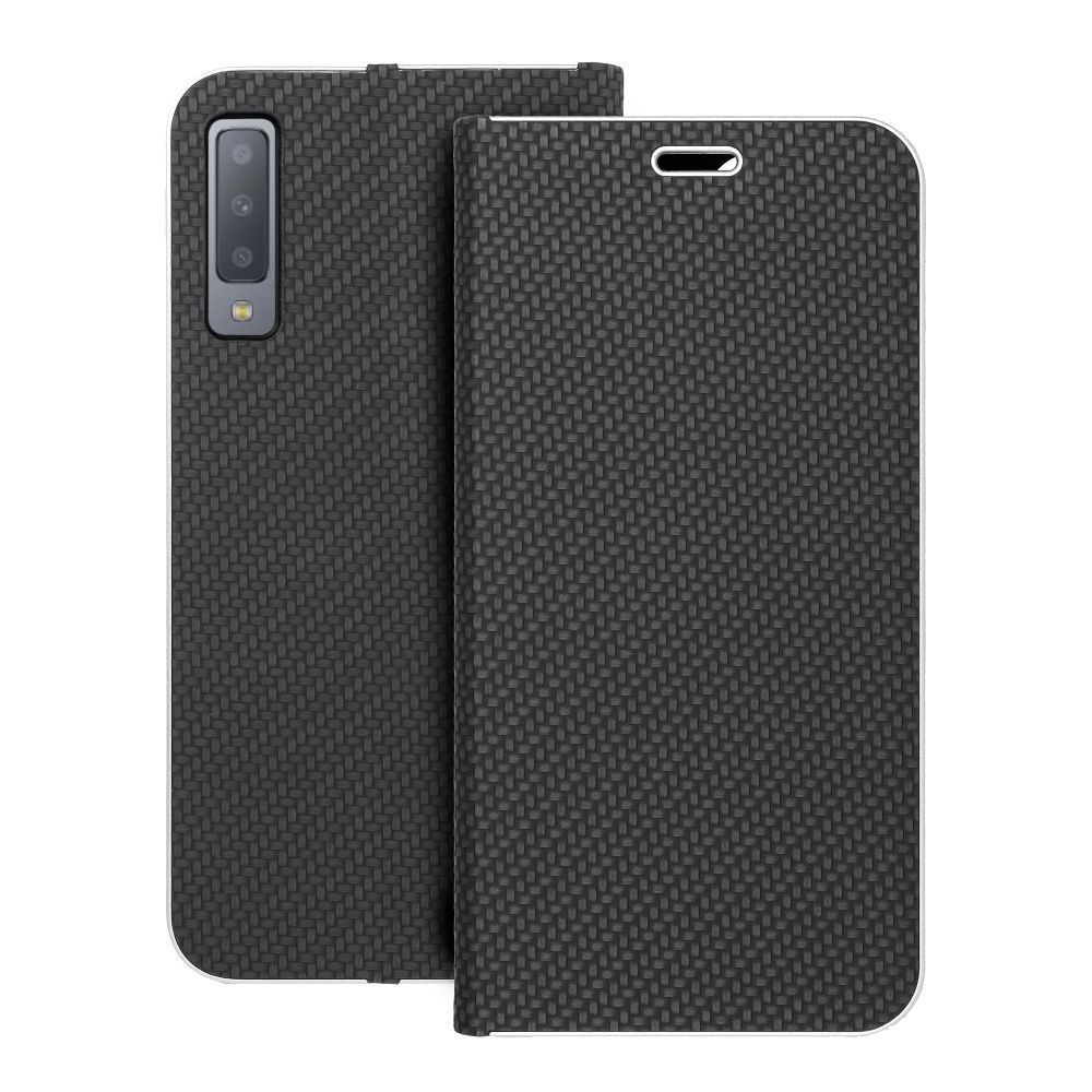 LUNA Book Carbon for SAMSUNG A7 2018 black LUNA Book Carbon for SAMSUNG A7 2018 black - Image 1