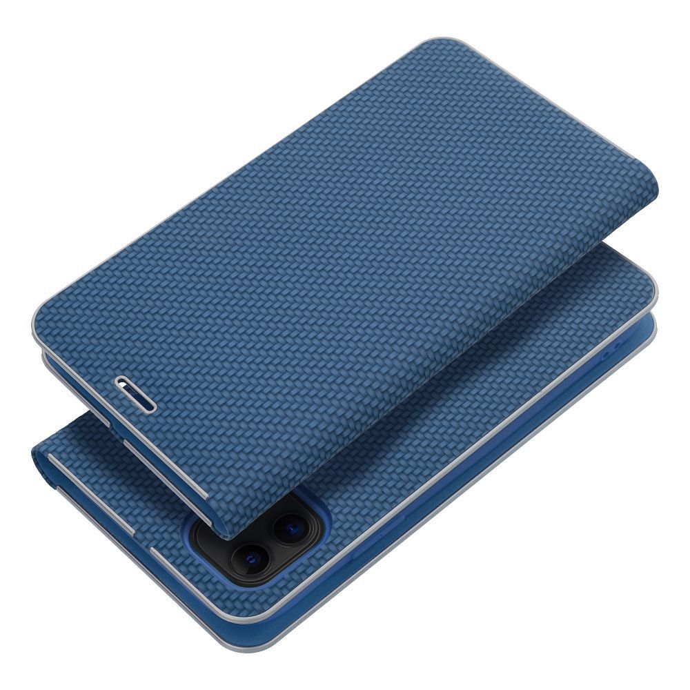 LUNA Book Carbon for IPHONE 16 blue - Image 1