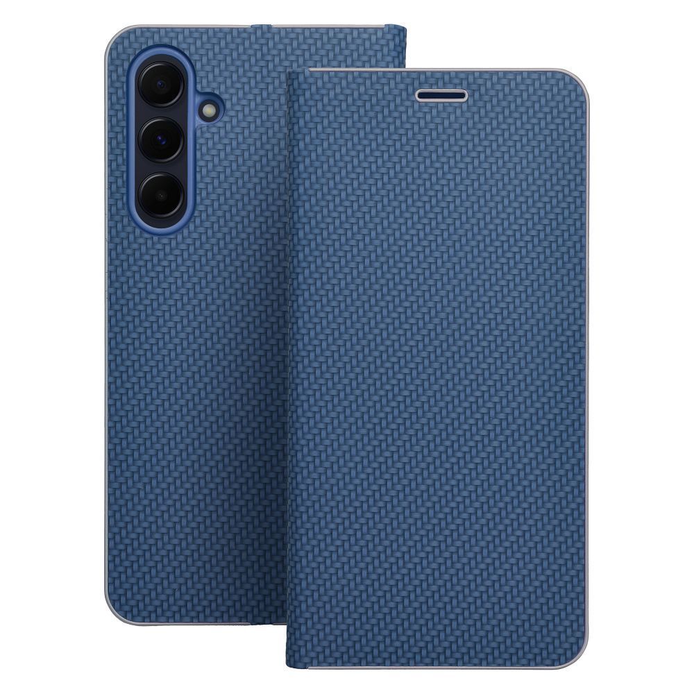 LUNA Book Carbon for XIAOMI Redmi Note 14 PRO 5G / 14 PRO PLUS 5G blue - Image 2