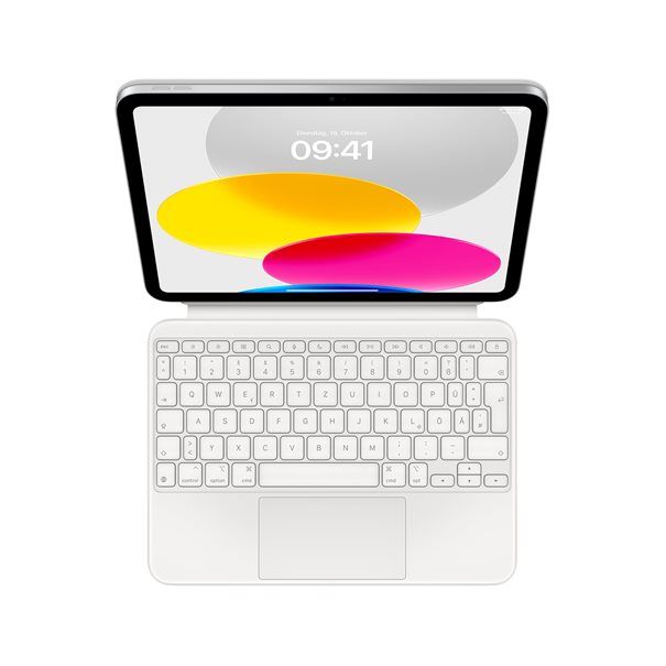 Apple iPad 11 Magic Keyboard (2025) white QWERTZ - Image 1