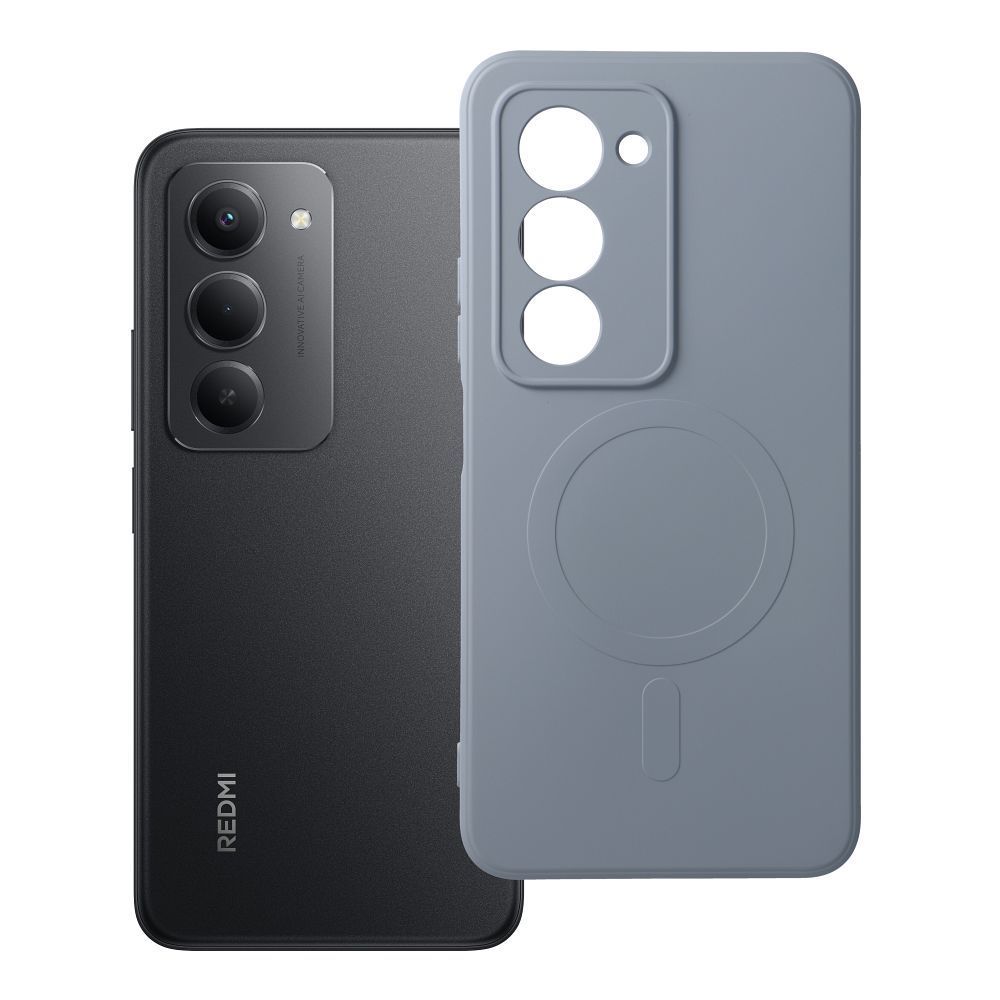 SILICONE MAG COVER case compatible with MagSafe for XIAOMI Redmi 15 4G / 5G (171,1mm) light blue SILICONE MAG COVER case compatible with MagSafe for XIAOMI Redmi 15 4G / 5G (171,1mm) light blue - Image 1