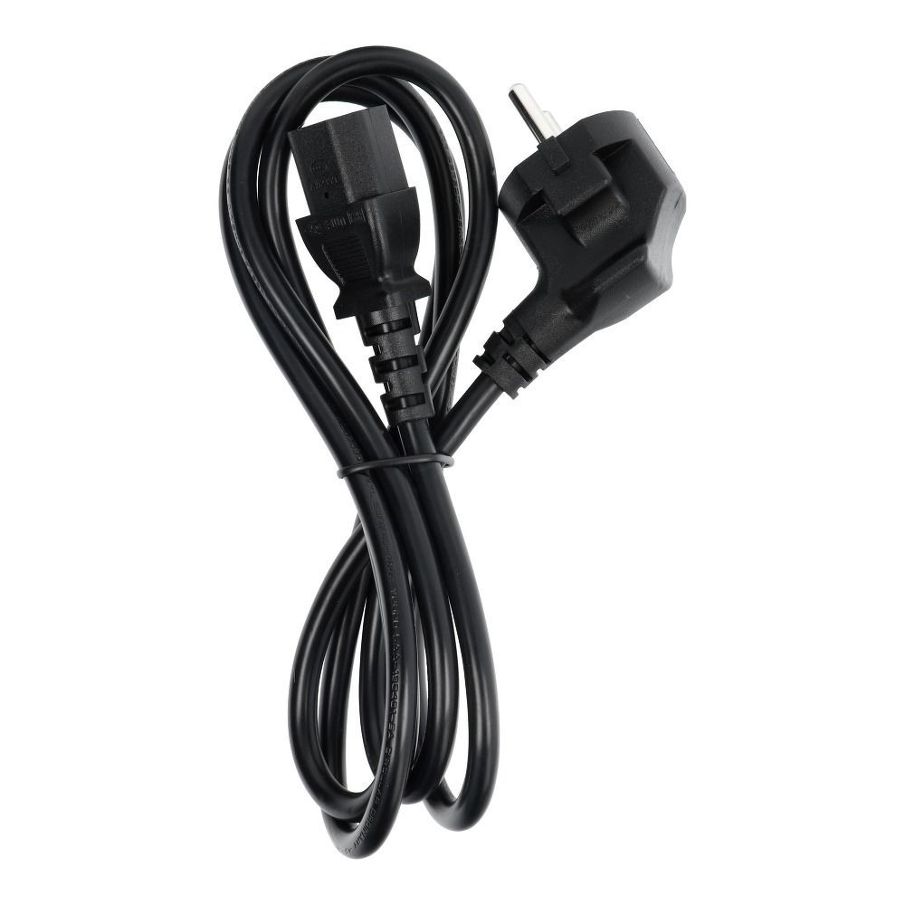 Power cable for computer PC / printer / monitor 230V 16A 1,5 m black - Image 1
