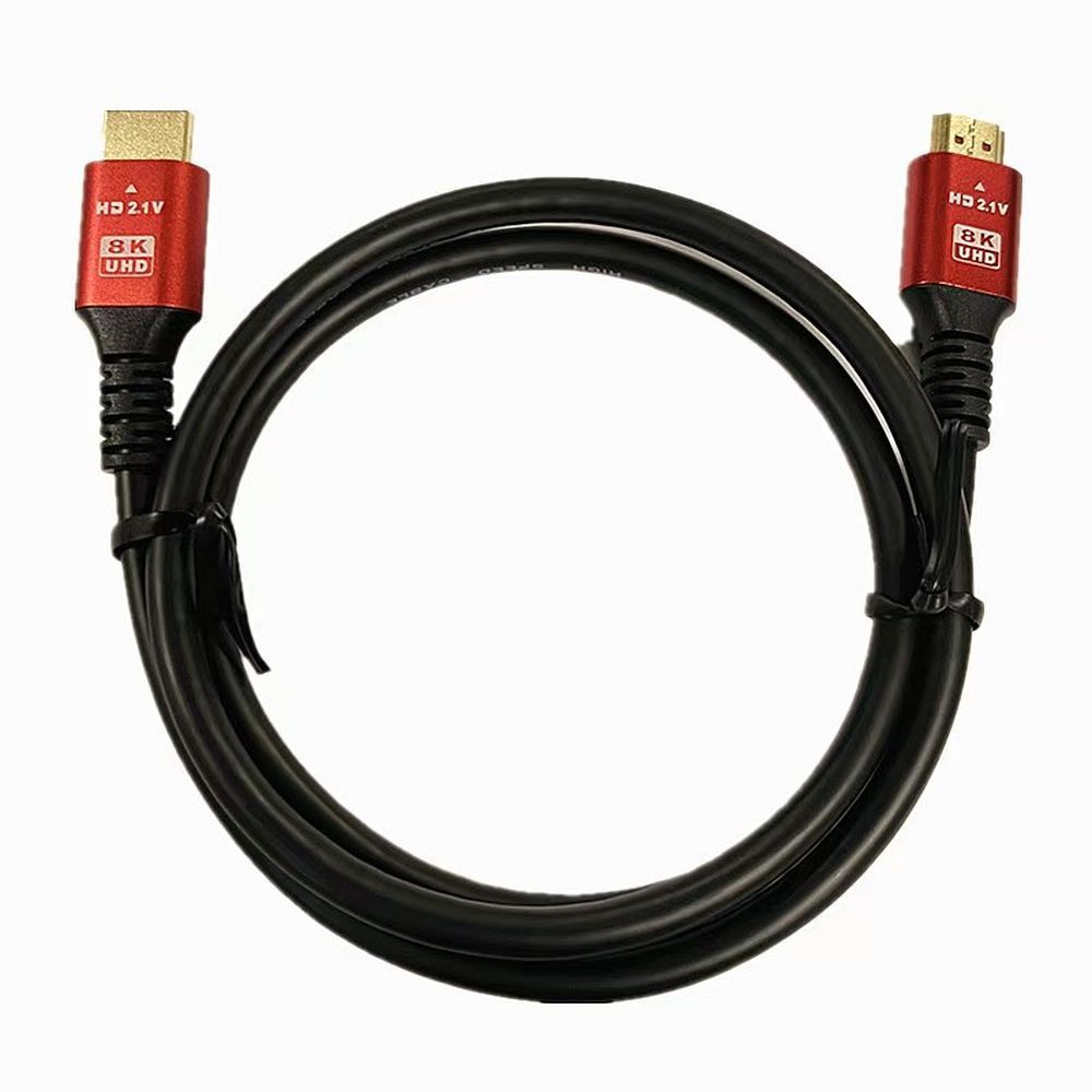 Cable HDMI 2.1 8K 60Hz / 4K 120Hz – Ultra High Speed, HDR, eARC, VRR, 48Gbps 1 m black Cable HDMI 2.1 8K 60Hz / 4K 120Hz – Ultra High Speed, HDR, eARC, VRR, 48Gbps 1 m black - Image 1