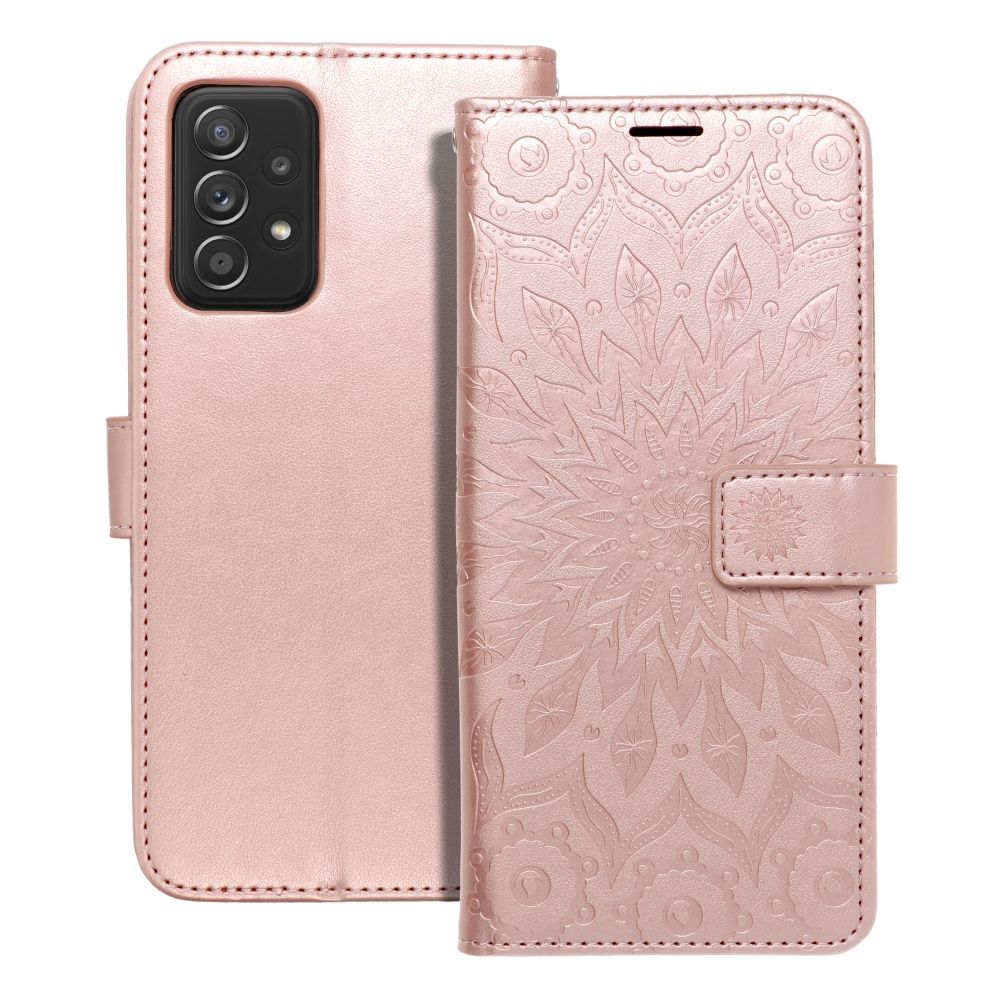 MEZZO Book case for SAMSUNG A52 5G / A52 LTE ( 4G ) / A52s 5G mandala rose gold MEZZO Book case for SAMSUNG A52 5G / A52 LTE ( 4G ) / A52s 5G mandala rose gold - Image 1