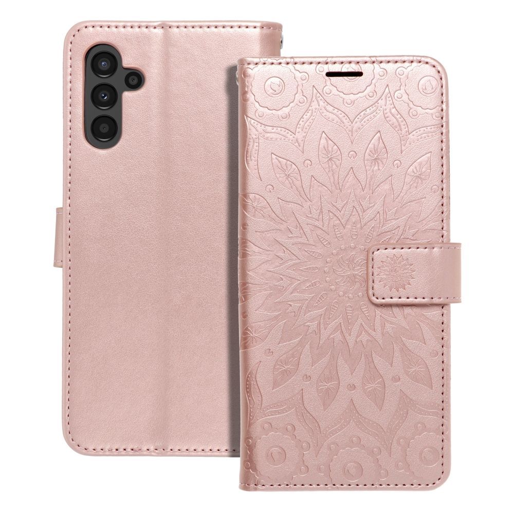 MEZZO Book case for SAMSUNG A13 5G / A04S mandala rose gold - Image 1