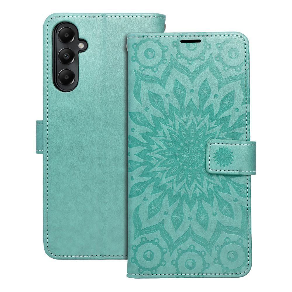 MEZZO Book case for SAMSUNG A05s mandala green MEZZO Book case for SAMSUNG A05s mandala green - Image 1