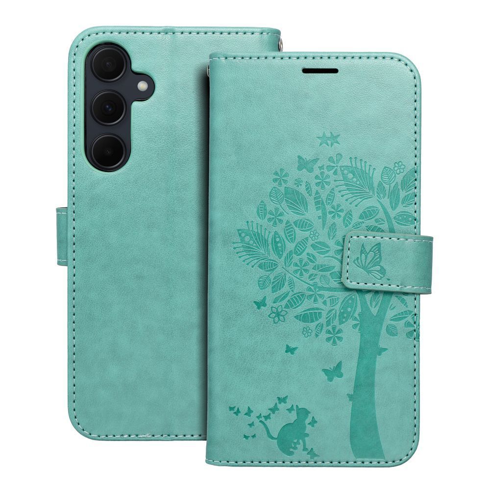 MEZZO Book case for SAMSUNG A35 5G tree green MEZZO Book case for SAMSUNG A35 5G tree green - Image 1