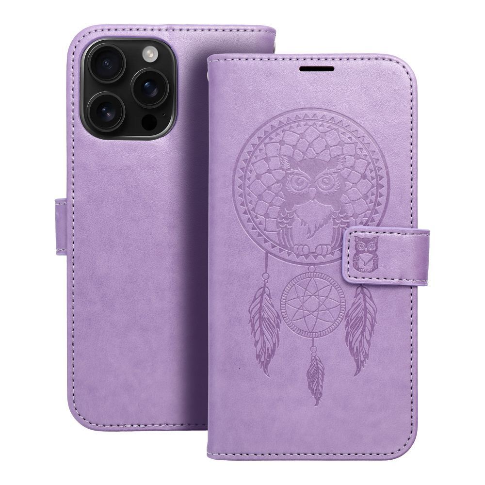 MEZZO Book case for IPHONE 16 Pro Max dreamcatcher purple MEZZO Book case for IPHONE 16 Pro Max dreamcatcher purple - Image 1