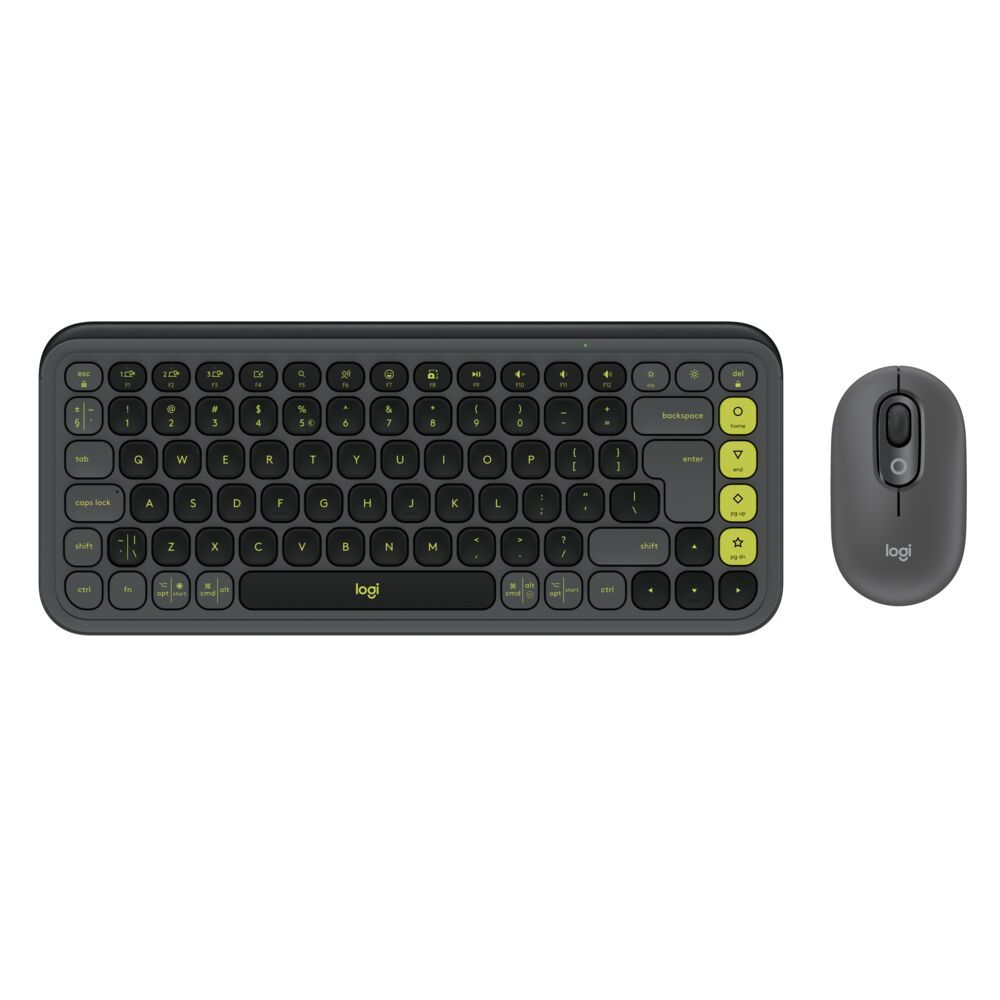 LOGITECH Keyboard/Mouse POP Icon Combo Graphite - Image 1