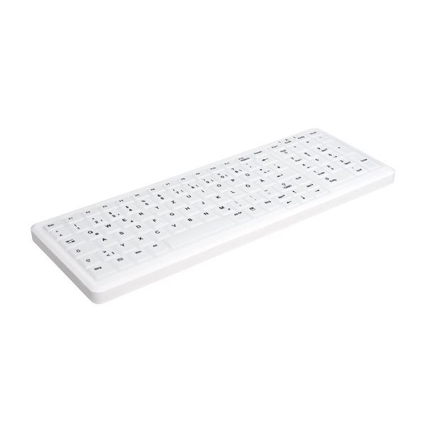 CONTOUR ACTIVE KEY Keyboard AK-C7000 Medical Compact protected [DE] IP68 white +++ kabelgebunden, Kompaktes Format mit Nummernfeld - Image 2