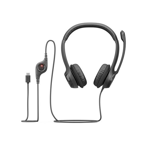 Logitech Headset H390 2.0 USB-C black - Image 5