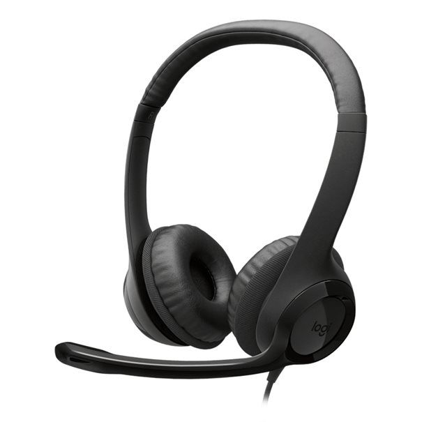Logitech Headset H390 2.0 USB-C black - Image 1
