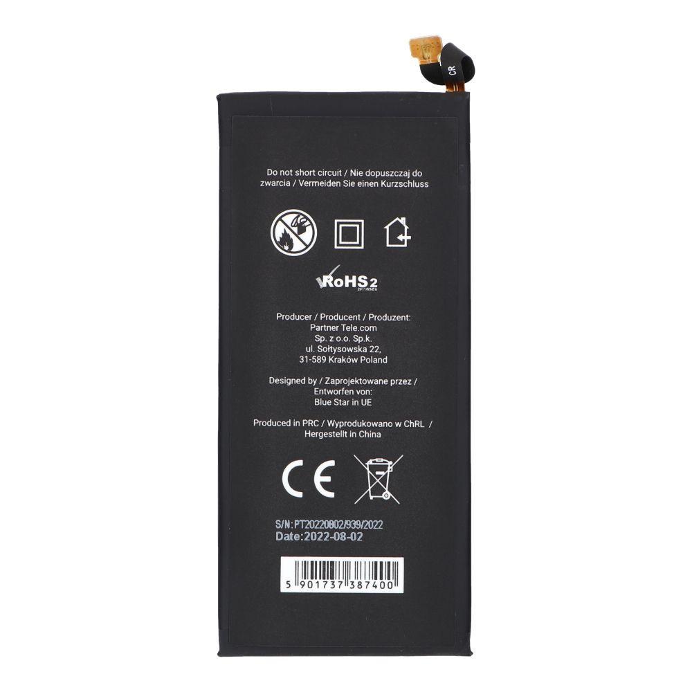Battery for Samsung S7 3000 mAh Blue Star Premium - Image 2