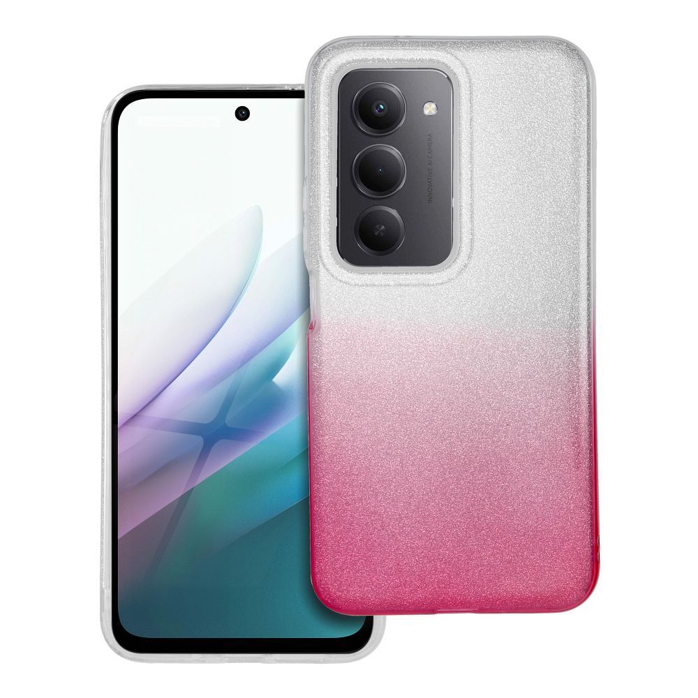 SHINING Case for XIAOMI Redmi 15 4G / 15 5G transparent pink - Image 1