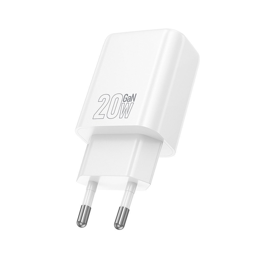 Phone charger Hoco USB A + USB C QC3.0 PD 3A 20W N61 white - Image 2