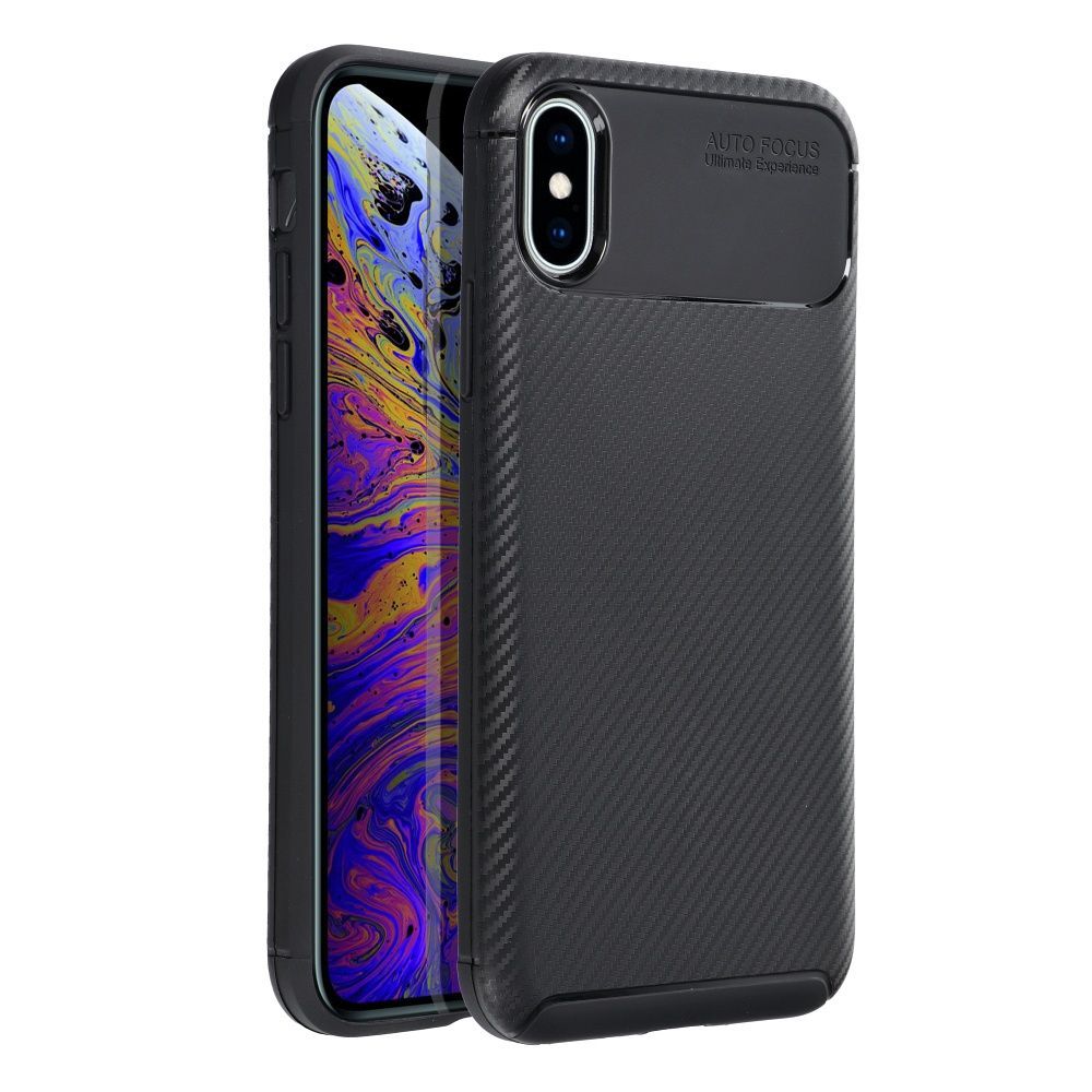 Case CARBON PREMIUM for IPHONE X / XS black - Image 1
