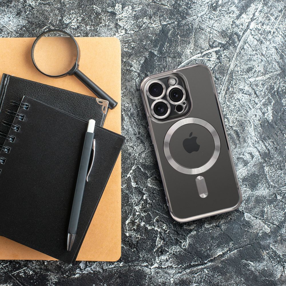 ELECTRO MAG COVER case compatible with MagSafe for XIAOMI Redmi 15 4G / 5G (171,1mm) titanium grey - Image 2