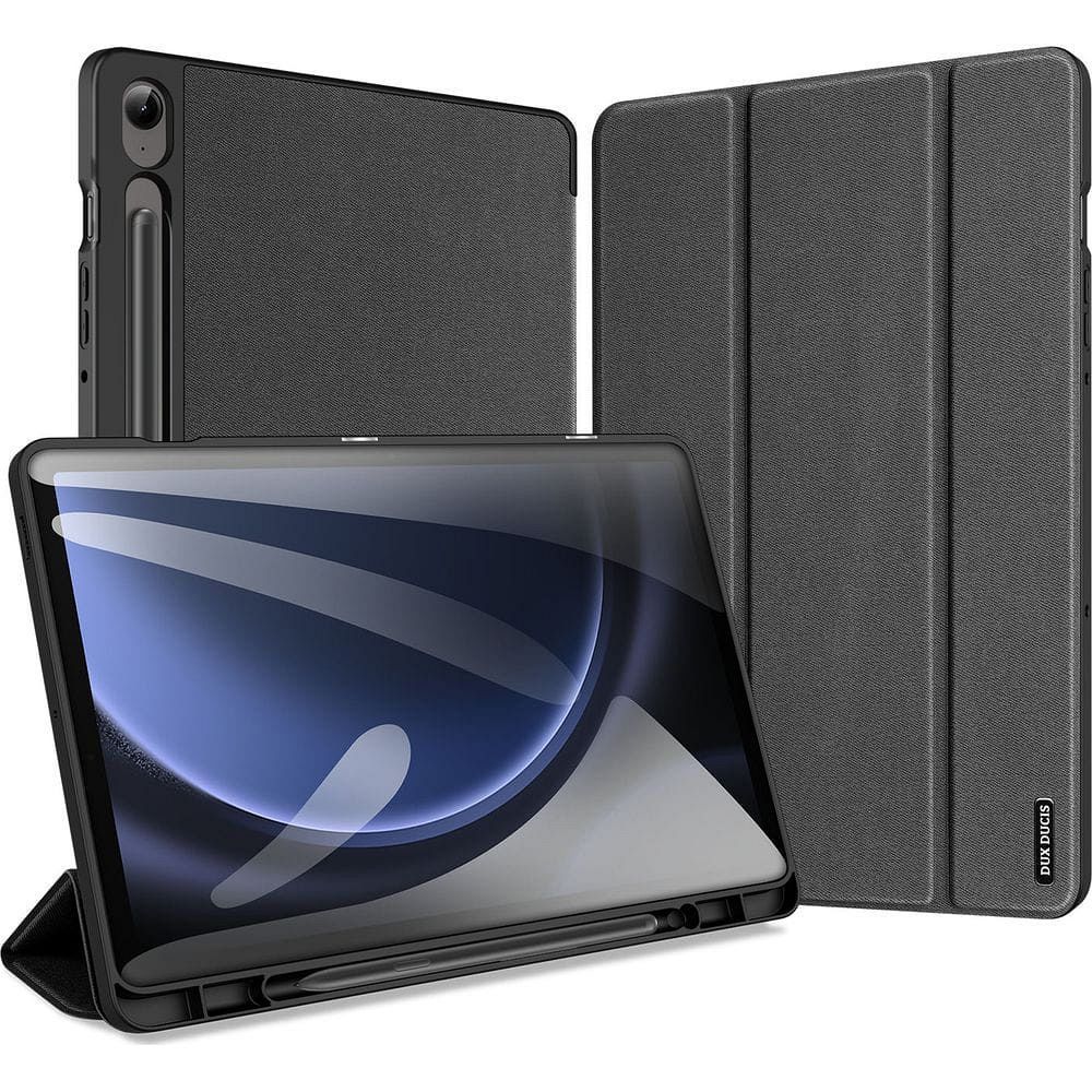 DUX DUCIS case DOMO foldable with pencil storage for SAMSUNG Tab S9 FE/S10 FE black - Image 2
