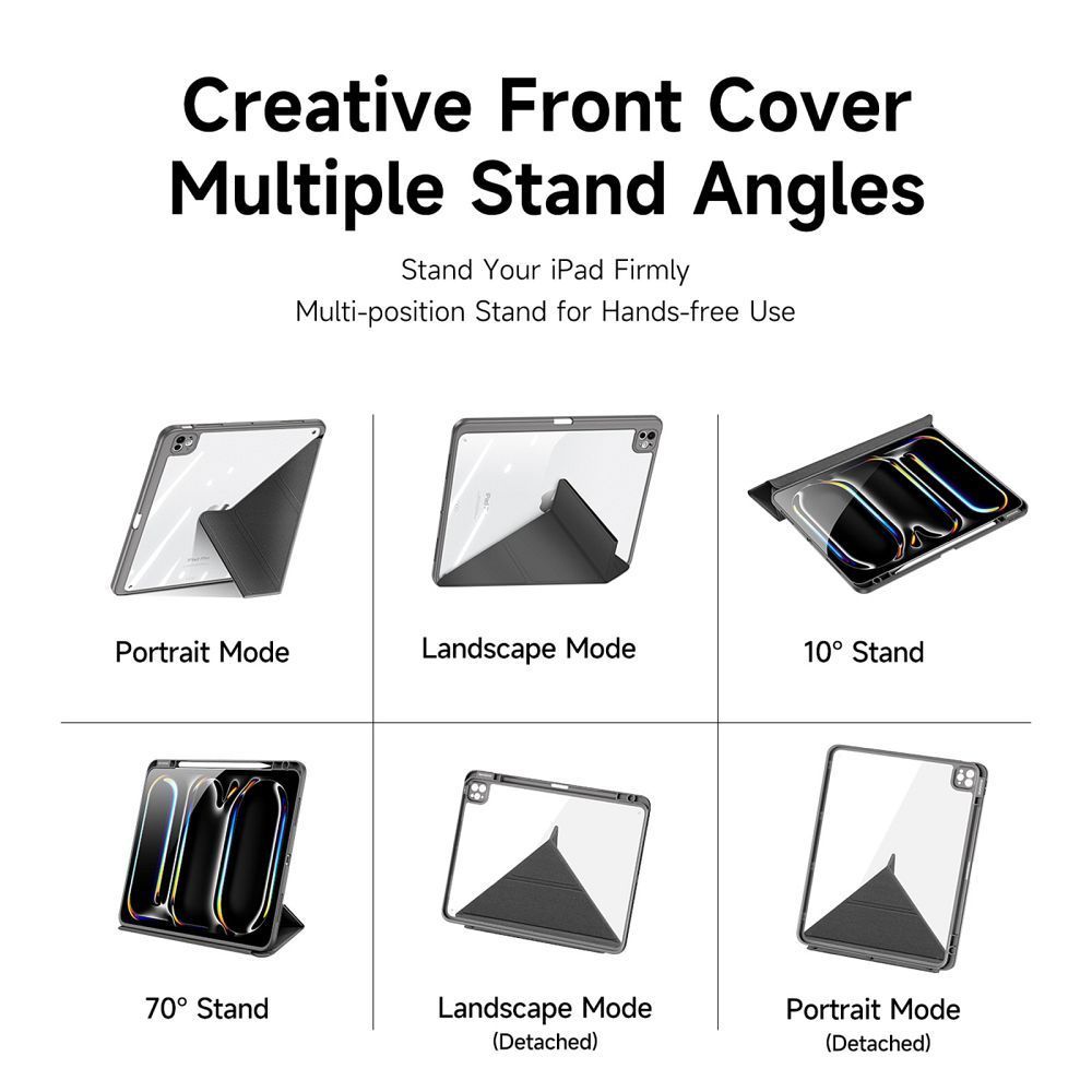 DUX DUCIS case MAGI with pencil storage for iPad iPad Air 11" (2024/2025)/iPad Air 4/5 10.9" black - Image 2