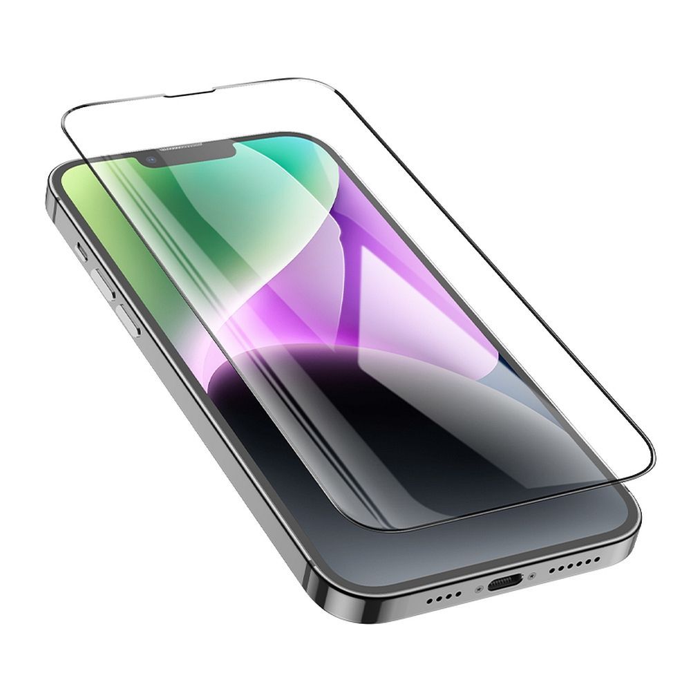 Tempered glass to iPhone 14 PLUS / 13 PRO MAX Hoco HD Anti-static 25 items G10 - Image 2