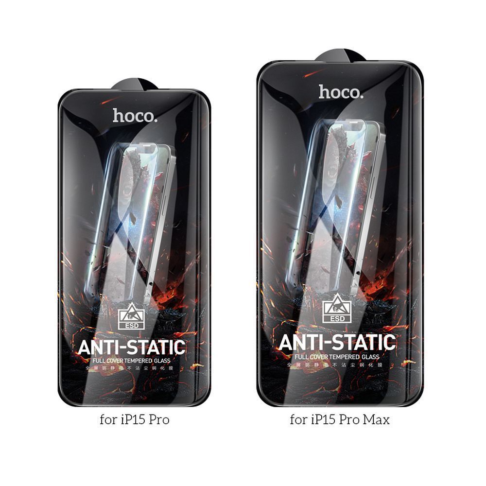 Tempered glass to iPhone 15 PRO Hoco HD Anti-static 25 items G10 - Image 2