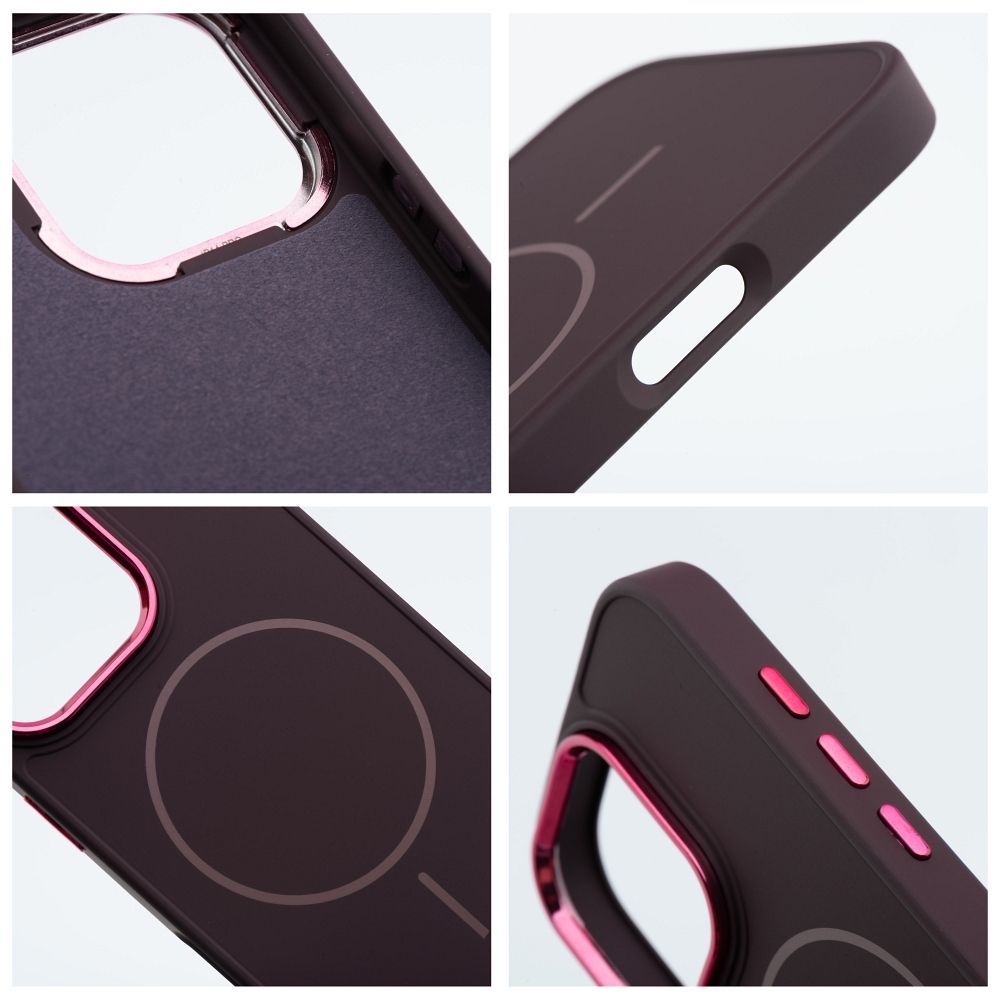 FRAME MAG COVER Case compatible with MagSafe for IPHONE 16 PRO purple - Image 2